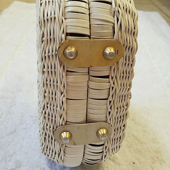 Vintage Straw Handbag - Picture 3 of 8